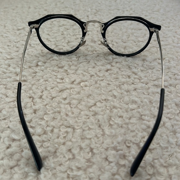Stancey Ramars M84 Black Round Glasses Frames Unisex - Picture 6 of 10